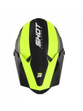 Shot Rogue United Helmet Black/Neon Yellow Matte